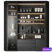 Coffee shop 06-for office 3D Model Vray