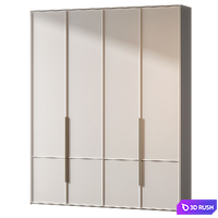 Furniture Composition Cupboard 038 3D Model Vray, Corona