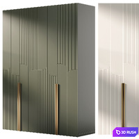 Amadeo wardrobe 3D Model Vray, Corona