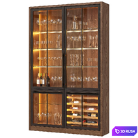 Wine cabinet RJ design 01 3D Model Vray, Corona