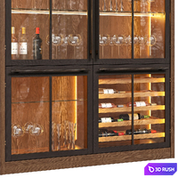 Wine cabinet RJ design 01 3D Model Vray, Corona