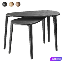 Gilmore coffee table 3D Model Vray, Corona