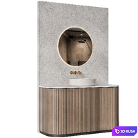 BATHROOM FURNITURE NO55 3D Model Vray, Corona