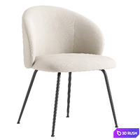Louisa Chair and Menorca Table 3D Model Corona