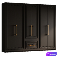 Furniture Composition cupboard 02 3D Model Corona