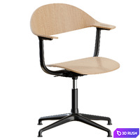 Mynt Office Chair 4 Legs by Vitra 3D Model Corona