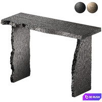 Console - a table made of old wood with chipped edges 3D Model Vray, Corona