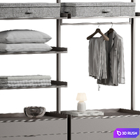 Zenit Wardrobe 02 3D Model Vray, Corona