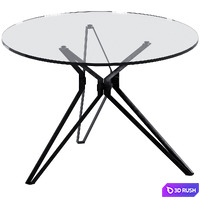 Table VENETO D110 3D Model Corona