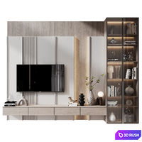 TV Shelf KTV207 3D Model Corona