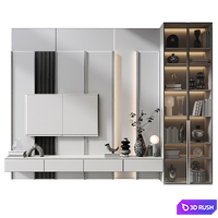 TV Shelf KTV207 3D Model Corona