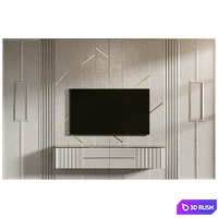 TV 3D Panel 021 3D Model Corona