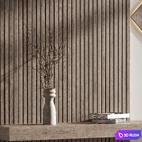 TV Wall 145 3D Model Corona