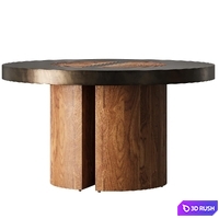 Acacius dining table by Arhaus 3D Model Corona