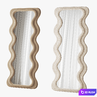 Maat Mirror by Noho Home 3D Model Vray, Corona
