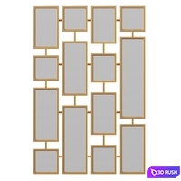 Rectangles Wall Mirror by Clear Home Design 3D Model Vray, Corona