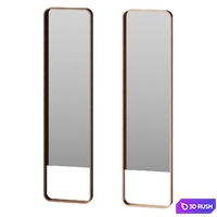 Loop Floor Mirror by Case Furniture 3D Model Vray, Corona