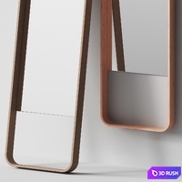Loop Floor Mirror by Case Furniture 3D Model Vray, Corona