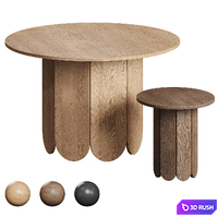 Clifford table 3D Model Vray, Corona