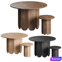 Clifford table 3D Model Vray, Corona