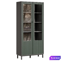 Showcase and rack Travis (office filling) 3D Model Vray, Corona