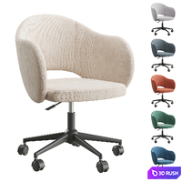 Daisy office chair 3D Model Vray, Corona