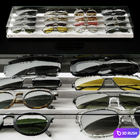 Sunglasses Set 3D Model Vray, Corona