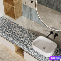 Bath furniture_6 3D Model Corona