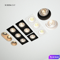 Downlights delta light 5 species 3D Model