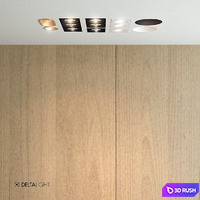 Downlights delta light 5 species 3D Model Vray