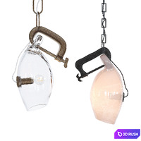 CLAMP LIGHT 3D Model Vray