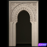 Moroccan Arch 3D Model Vray