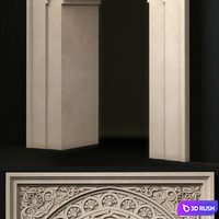 Moroccan Arch 3D Model Vray