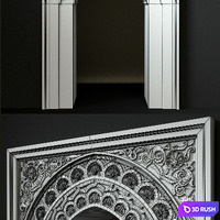 Moroccan Arch 3D Model Vray