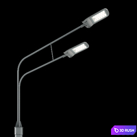 LED lamp GALAD Wave LED 3D Model Corona