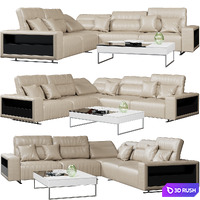 BoConcept Hampton sofa 3D Model Corona