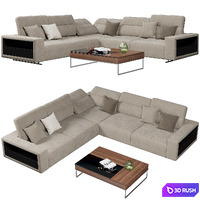 BoConcept Hampton sofa 3D Model Corona