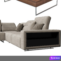 BoConcept Hampton sofa 3D Model Corona