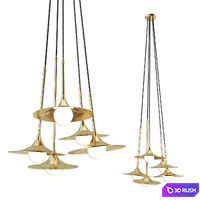 SS-5 with Disc Pendant 3D Model Vray