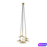 SS-5 with Disc Pendant 3D Model Vray