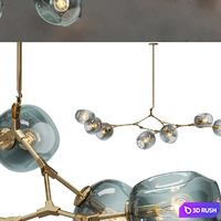 Chandelier 3D Model Vray, Corona