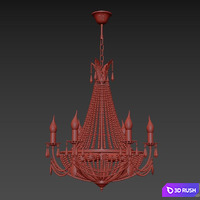 Chandelier Recetto E 1.6.6.100 GH 3D Model Vray