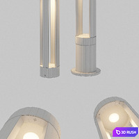 Street lamps TEPIC LED and MONTERREY LED from NOWODVORSKI 3D Model Corona