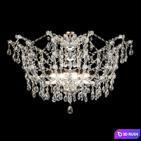 Chandelier DUE EFFE 8 LAMP 3D Model Vray