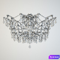 Chandelier DUE EFFE 8 LAMP 3D Model Vray