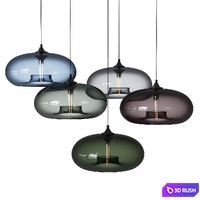 Niche Modern Aurora Pendant Light 3D Model Vray