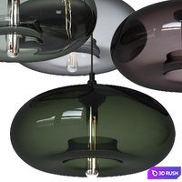 Niche Modern Aurora Pendant Light 3D Model Vray