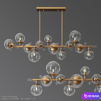 Troon Chandelier - Arteriors 3D Model Vray, Corona