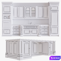 Kitchen by Tom Howley 2 3D Model Vray, Corona