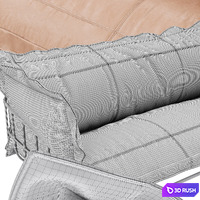 Sofa LoftDesigne 4090 / Moooi Nest sofa replica 3D Model Vray, Corona